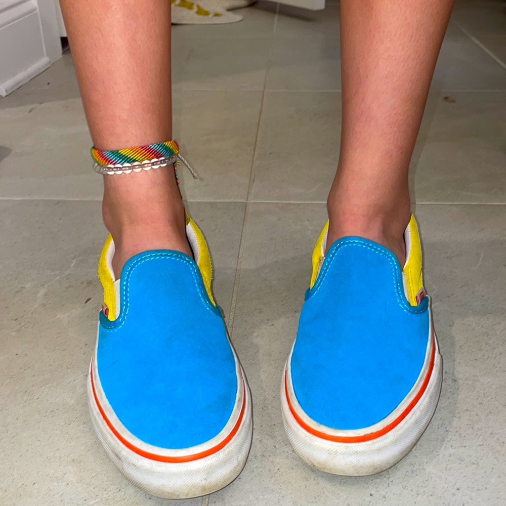 The Simpsons slip on vans